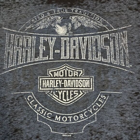 Harley Davidson Elvis Graceland Grey Lightweight Thin Shirt Men's Size Small - Picture 3 of 9